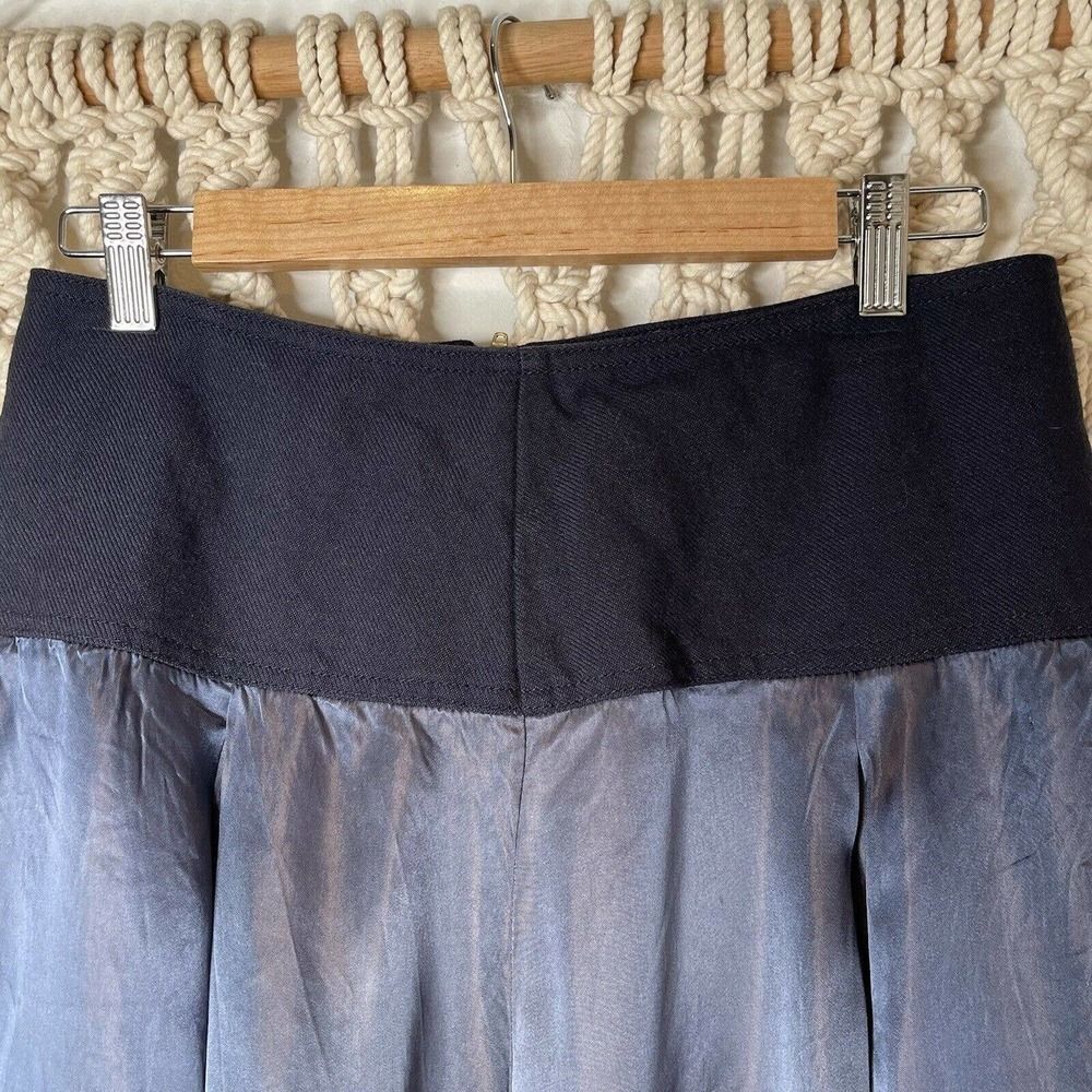 United Colors Of Benetton Blue and Brown Midi Skirt - Picture 4 of 12